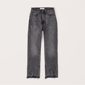 Abercrombie & Fitch Ankle Straight Ultra High Rise Jean